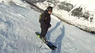 Maximum hangover skiing