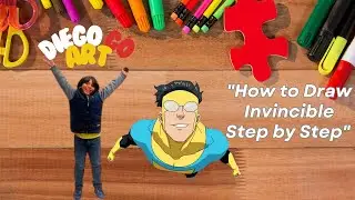 💥 &ldquo;How to Draw Invincible Step by Step&rdquo; ✏️🦸&zwj;♂️