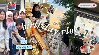 BDAY MINI VLOG | simple joys 🎂🫶 : eating🍽️, photobooth memories📸, minimarket🥤, opening gifts🎁
