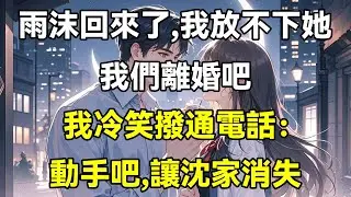 雨沫回來了，我放不下她，我們離婚吧，我冷笑撥通電話：動手吧，讓沈家消失