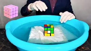 Rubik&rsquo;s Cube Water Test 😱 | Satisfying ASMR Experiment