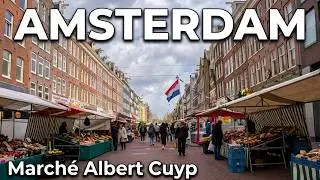 AMSTERDAM 🇳🇱 Walk at the Albert Cuyp market and in the Pijp district