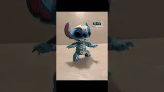 #3d #halloween #stitch #liloandstitch #skeleton #costume