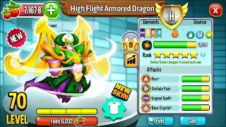 Dragon City: High Flight Armored Dragon, NEW HEROIC | EXCLUSIVE DRAGON 2025 😱