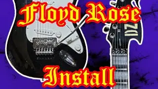 Установка лицензированного Floyd Rose на дешевую копию Stratocaster