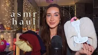 ASMR big haul 😍 fabric sounds, tapping triggers & whispers