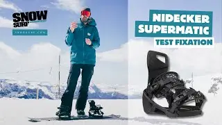 Test Nidecker Supermatic 2024 : la fixation &agrave; chaussage ultra rapide