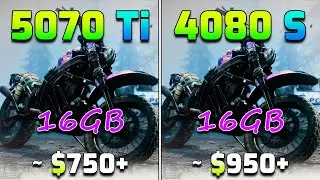 RTX 5070 Ti 16GB vs RTX 4080 SUPER 16GB | PC Gameplay Benchmark Tested
