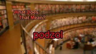 Co oznacza podzol?