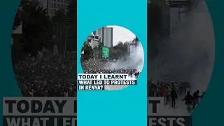 What led to anti-tax protests turning violent in Kenya?