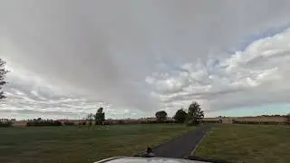 Clouds are moving fast today!