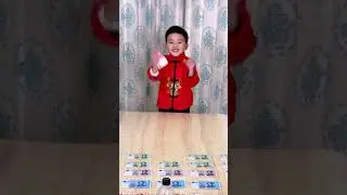 How much can you get if red packets are given this way? #partygame #familygame #funny