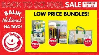 National Book Store's Back to School Sale on Shopee