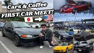 SICK JDM CARS! My First Car Meet! EP 12. Budget Civic Build