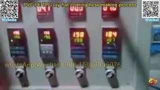 pvc plastic coated fire hose production line|pvc high pressure sprinkler irrigation hose machine