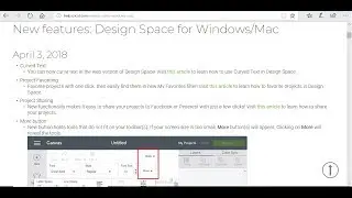New Features in Design Space April 2018