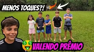 Quem Faz Gol com Menos Toques? Gincana de Férias Valendo Prêmio! ⚽🔥