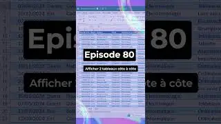 Travailler sur 2 onglets Excel en m&ecirc;me temps