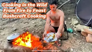 Wild Camping &ndash; Building a Clay & Stone Stove + Cooking