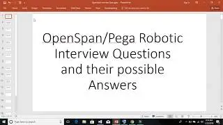 Q-3 OpenSpan Interview Questions &ndash; Web browser with Windows Adapter