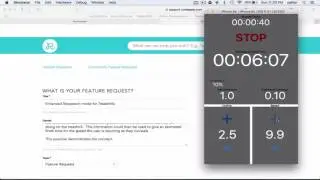 Enhanced Stopwatch Mode for Treadmills