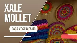 Veja como fazer um xale de croch&ecirc; com fio mollet