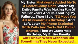 I Found My Family's Secret Chat Where They Celebrated My Failures. Then Grandma Made Them Regret...