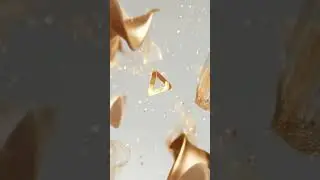 Glittery Flowing Fabric Intro