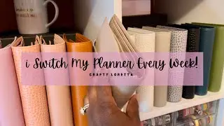 I Switch My Planner Every Week! | Weekly Routine + Planner Freebies [Brown Plans]