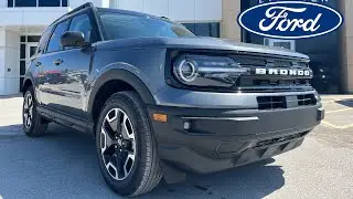 2023 Ford Bronco Sport Outer Banks 300A 4x4 w/ Tech Pack in Carbonized Grey Walk-Around
