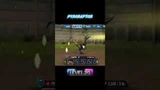 PYRORAPTOR LEVEL 20 #dinosaur #jurassicworld #games #gameplay #jurassicpark #gaming #indodinos
