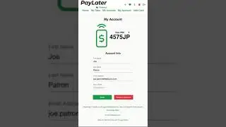 How to Open and Close a Tab with PayLater&trade; App