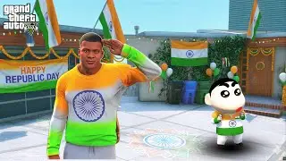 Franklin & Shinchan Celebrating Republic Day 🇮🇳 | GTA 5 Malayalam