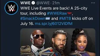 WWE Announces The Return Of Fans And Live Touring, Possible Summerslam 2021 Location