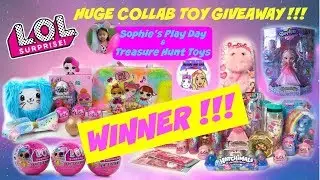 Giveaway Winner For Huge Collab Giveaway With Sophies Play Day