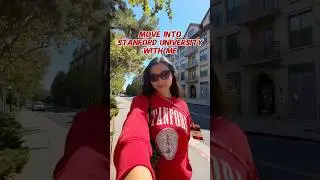 Move Into Stanford University With Me!! #collegelife #university #stanford #vlog #dorm #movein
