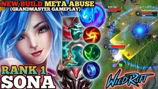 SONA NEW BUILD META ABUSE! AMAZING SKILL CONTROL - TOP 1 GLOBAL SONA BY TuổiLồnS&aacute;nhVai  - WILD RIFT
