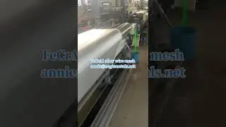 Heat resistant FeCrAl alloy wire mesh,iron chromium aluminum alloy wire mesh, FeCrAl wire cloth