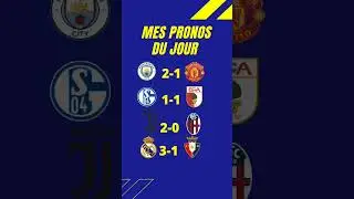 Pronostic Foot,Mes 4 pronos du jour,#pronostic,#football,