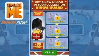 Minion rush CLAIM SPECIAL GIFT new minion ARTIST STUART gameplay