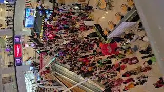 Garba dance with Dandiya in Oasis mall Dubai. #navaratri 