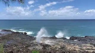 PLANET EARTH NATURE BLOWS the Water USA #relaxing #aloha #tsunami #show 