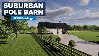 42&rsquo; x 64&rsquo; x 12&rsquo; Suburban Pole Barn  Pricing and Features Tour