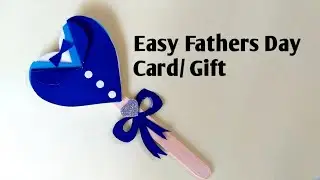 Easy and Beautiful Card for Father's Day | Father's Day Gift Ideas | Handmade Card For Father's Day