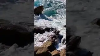 La mer d'une Crique sauvage de Capo di Feno ( capu di fenu ) &agrave; Bonifacio en Corse du Sud