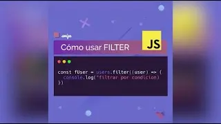 Como usar Filter de Javascript [Programación funcional]