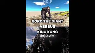 Goro The Giant #vs King #Kong (Universal) #animalrevoltbattlesimulator #kingkong2005 #whoisstronger
