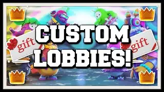 Fall Guys Custom Lobbies Live! (Win & Get a Reward)