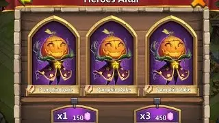 Castle Clash: F2P Rolling for Pumpkin Duke / How to get Pumpkin Duke