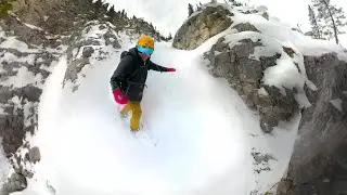 Line Seeking with Adem O'Byrne &mdash; Black Towers | Sunshine Village Slackcountry
